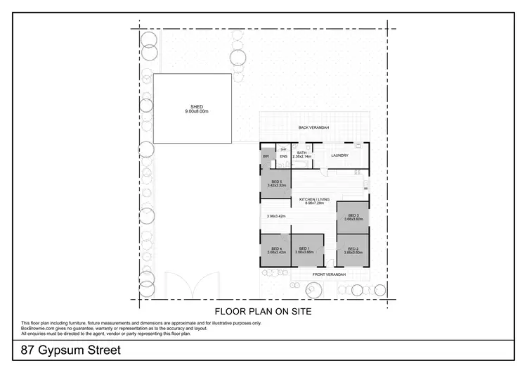 Floorplan of Homely house listing, 87 Gypsum Street, Broken Hill NSW 2880