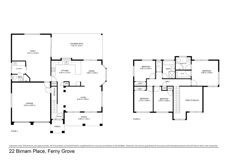 Floorplan of Homely house listing, 22 Birnam Place, Ferny Grove QLD 4055