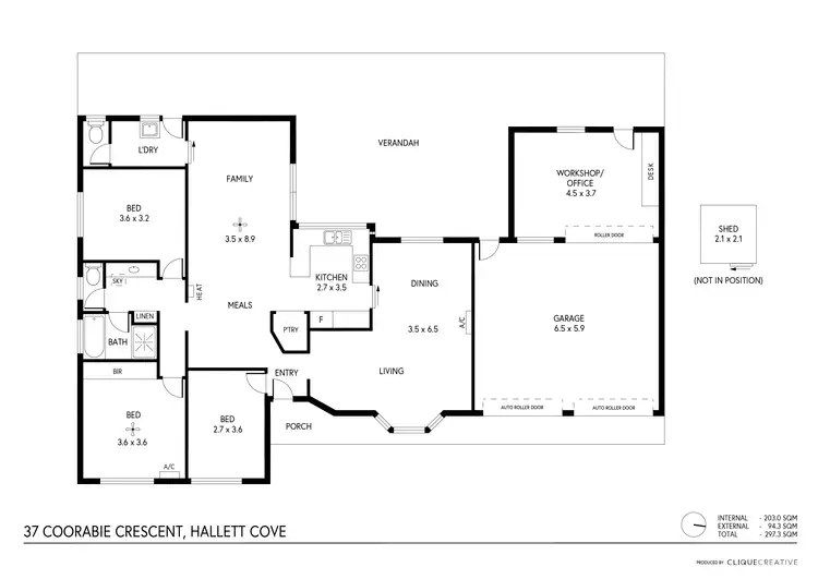 Floorplan of Homely house listing, 37 Coorabie Crescent, Hallett Cove SA 5158