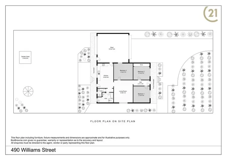 Floorplan of Homely house listing, 490 Williams Street, Broken Hill NSW 2880