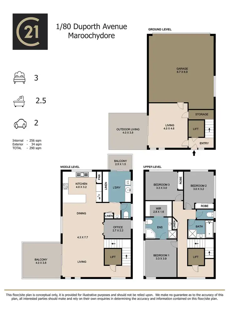 Floorplan of Homely unit listing, 1/80 Duporth Avenue, Maroochydore QLD 4558