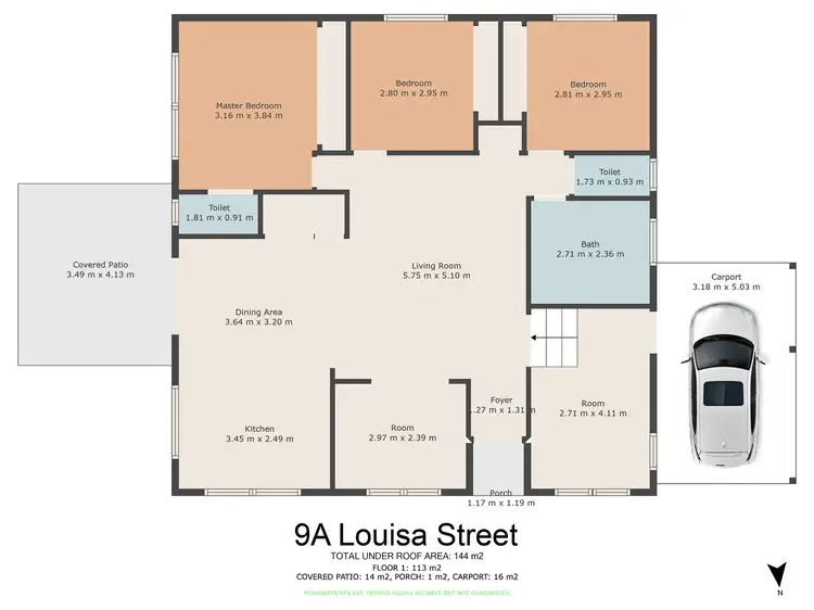 Floorplan of Homely house listing, 9A Louisa Street, Gympie QLD 4570