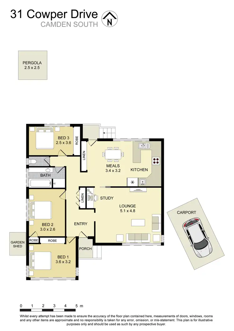 Floorplan of Homely house listing, 31 Cowper Drive, Camden South NSW 2570
