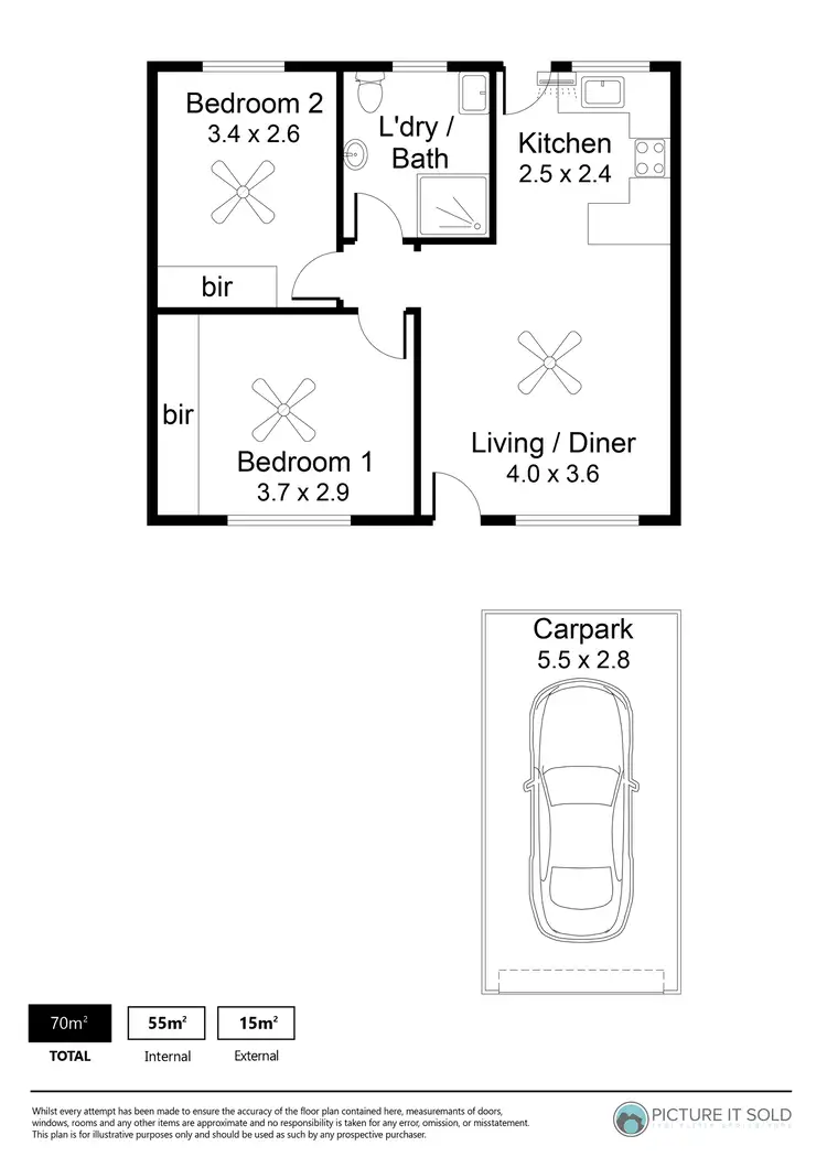 Floorplan of Homely unit listing, 5/213-215 Anzac Highway, Plympton SA 5038