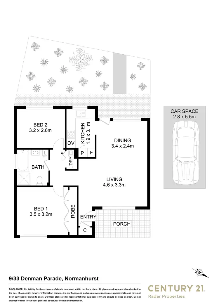 Floorplan of Homely unit listing, 9/33 Denman Parade, Normanhurst NSW 2076