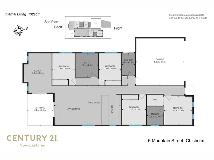 Floorplan of Homely house listing, 6 Mountain Street, Chisholm NSW 2322