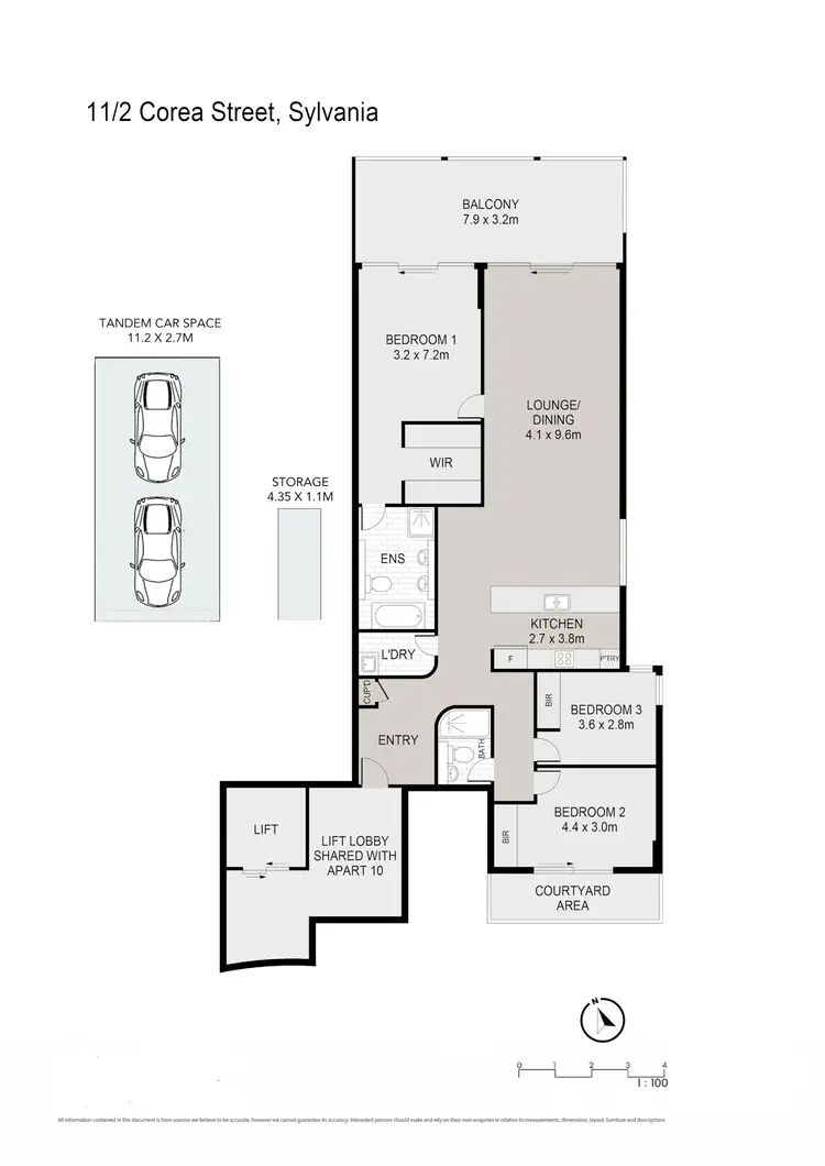 Floorplan of Homely apartment listing, 11/2 Corea Street, Sylvania NSW 2224