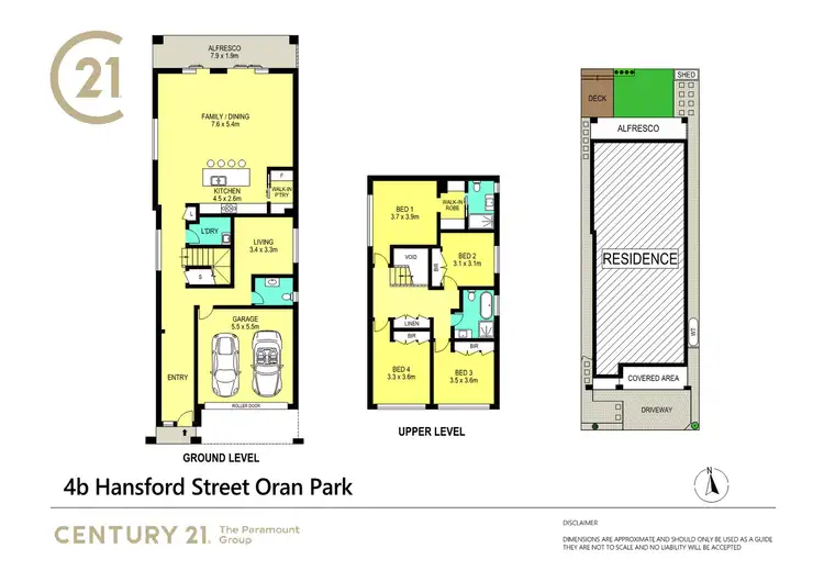 Floorplan of Homely house listing, 4B Hansford Street, Oran Park NSW 2570
