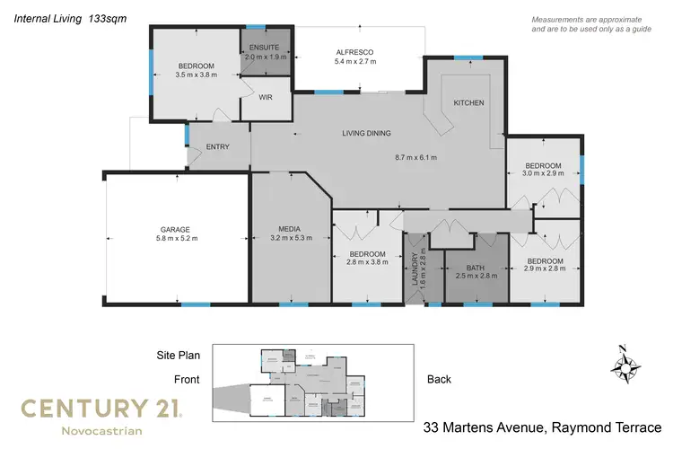 Floorplan of Homely house listing, 33 Martens Avenue, Raymond Terrace NSW 2324