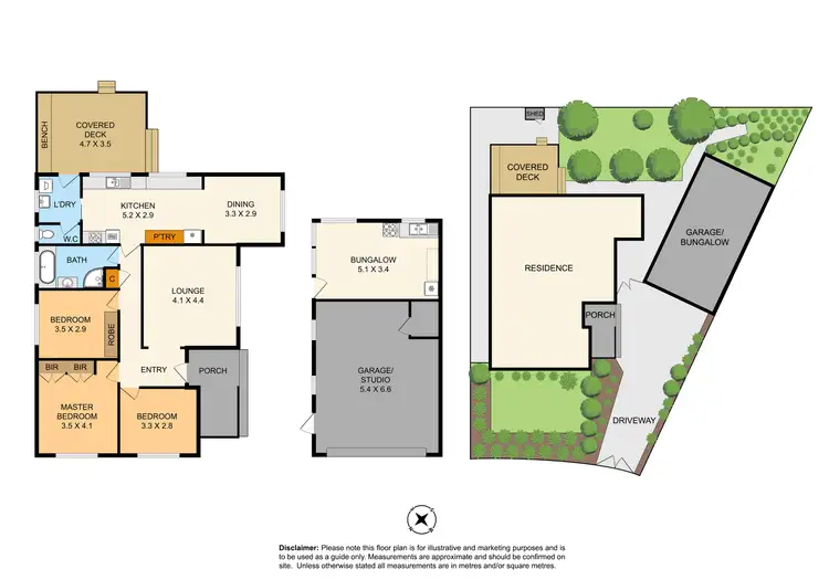 Floorplan of Homely house listing, 47 Bushland Avenue, Clarinda VIC 3169