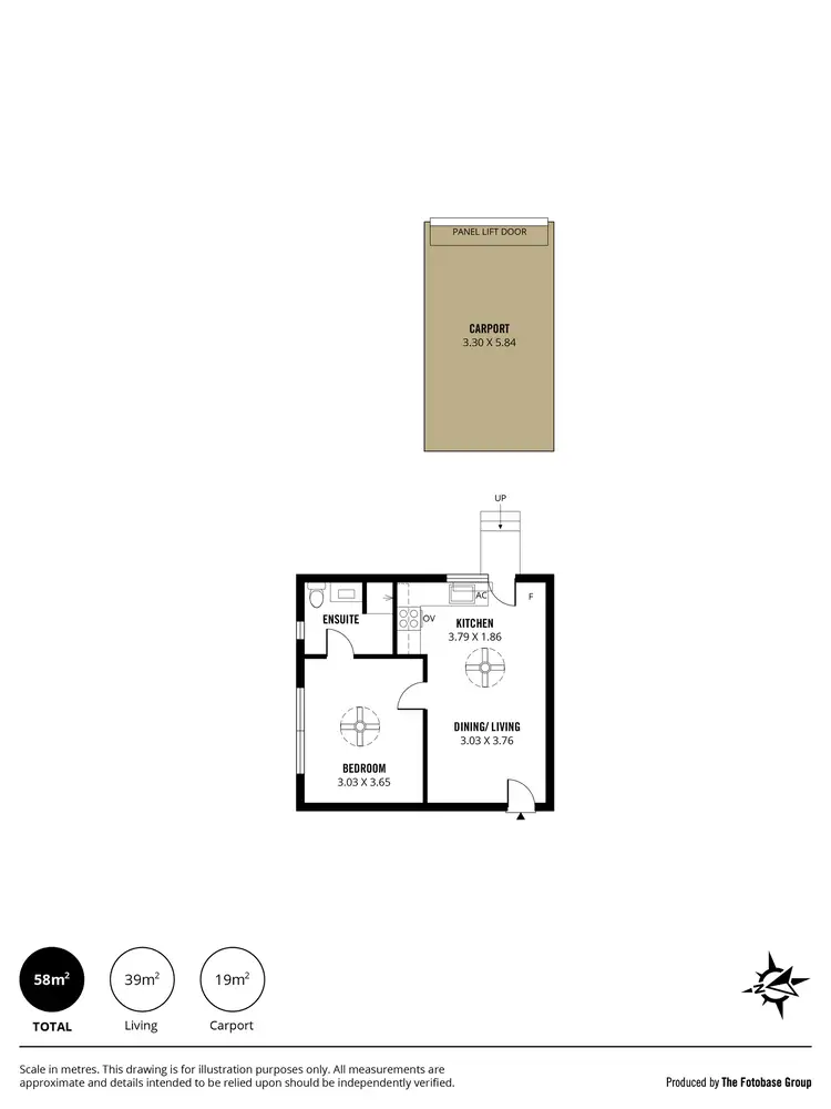 Floorplan of Homely unit listing, 5/8 Water Street, Semaphore SA 5019