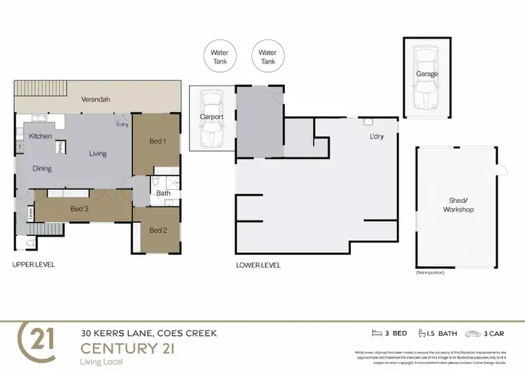 Floorplan of Homely house listing, 30 Kerrs Lane, Coes Creek QLD 4560