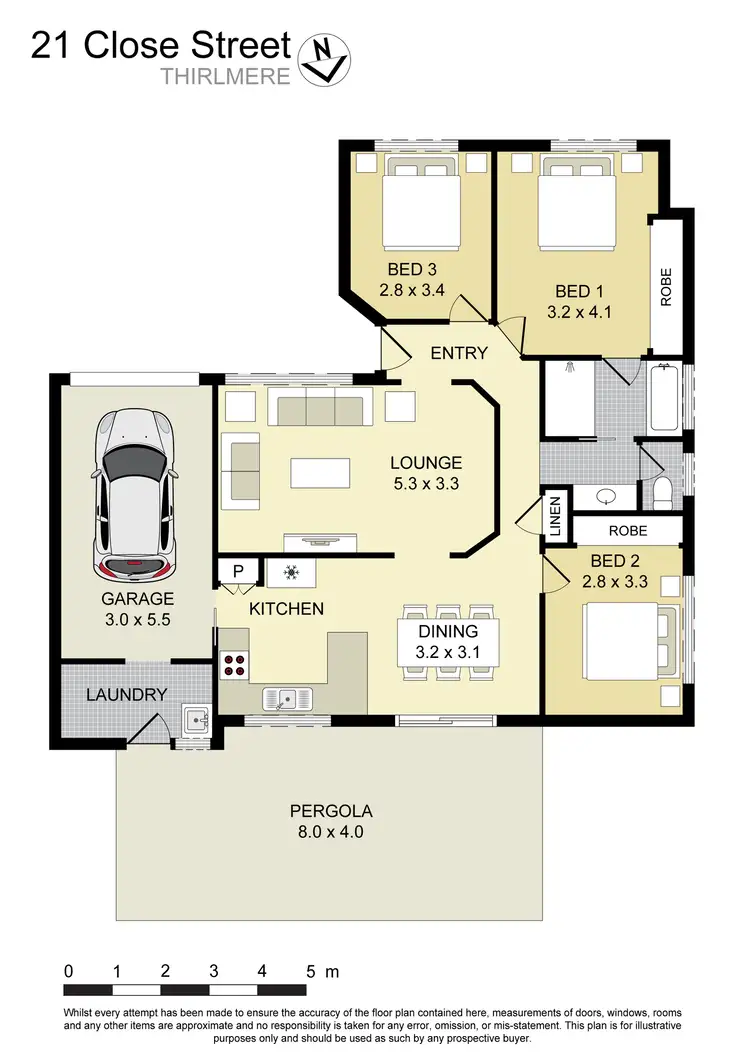 Floorplan of Homely house listing, 21 Close Street, Thirlmere NSW 2572