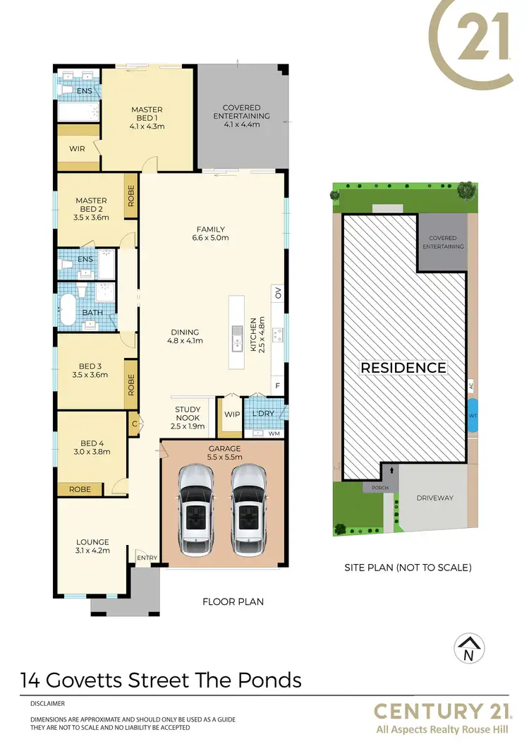 Floorplan of Homely house listing, 14 Govetts Street, The Ponds NSW 2769