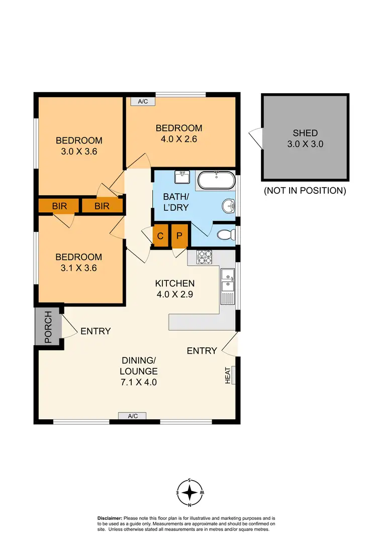 Floorplan of Homely house listing, 1A Melaleuca Drive, Clarinda VIC 3169