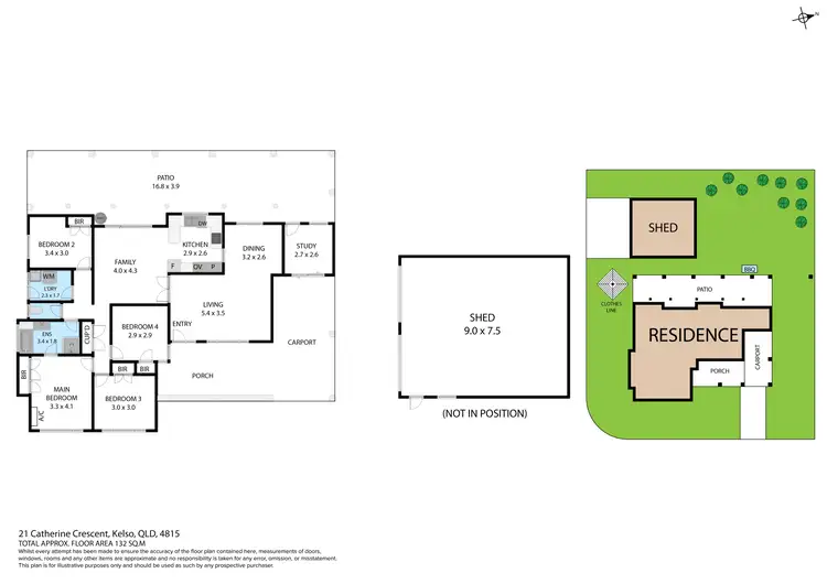 Floorplan of Homely house listing, 21 CATHERINE CRESCENT, Kelso QLD 4815