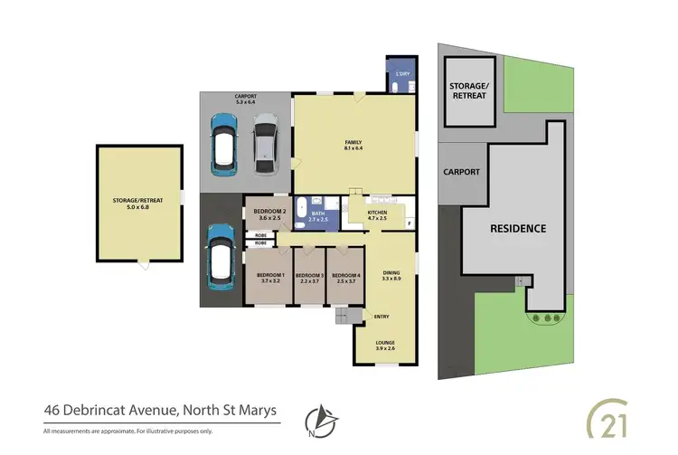 Floorplan of Homely house listing, 46 Debrincat Avenue, North St Marys NSW 2760