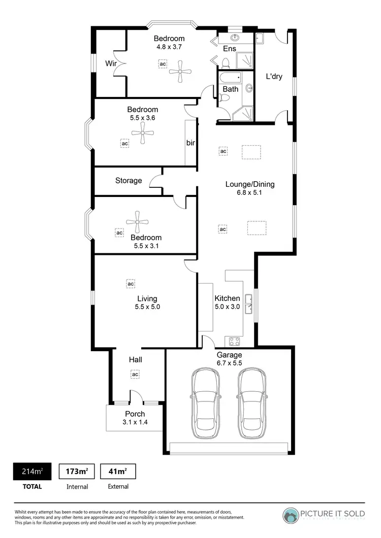 Floorplan of Homely house listing, 1B Brae Road, St Georges SA 5064