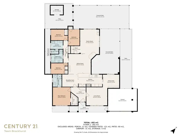 Floorplan of Homely house listing, 9 Yampi Court, Huntingdale WA 6110