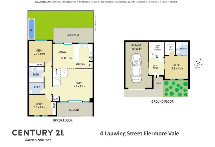 Floorplan of Homely townhouse listing, 4 Lapwing Street, Elermore Vale NSW 2287