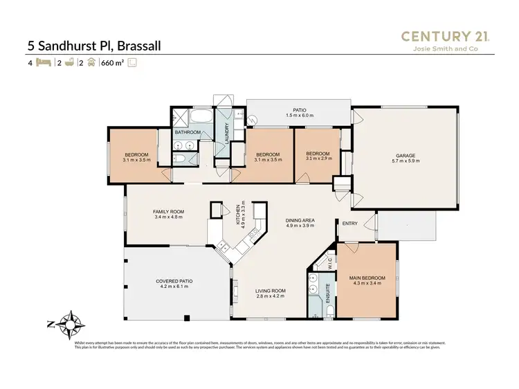 Floorplan of Homely house listing, 5 Sandhurst Place, Brassall QLD 4305