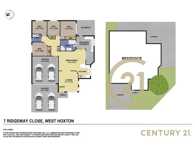 Floorplan of Homely house listing, 7 Ridgeway Close, West Hoxton NSW 2171