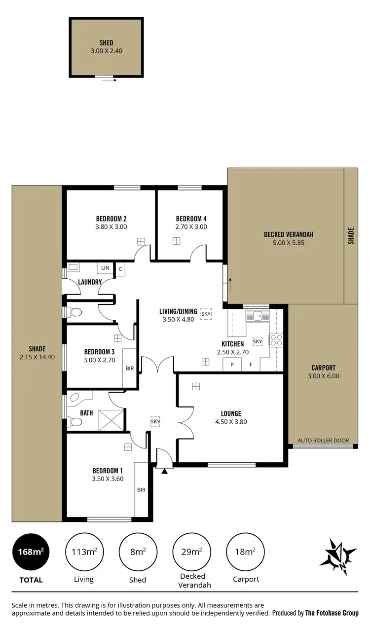 Floorplan of Homely house listing, 6 Chappel Avenue, Morphett Vale SA 5162