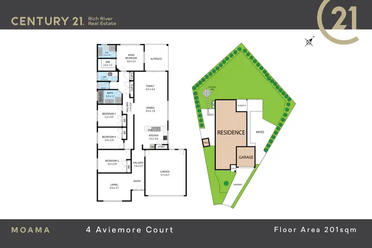 Floorplan of Homely house listing, 4 Aviemore Court, Moama NSW 2731