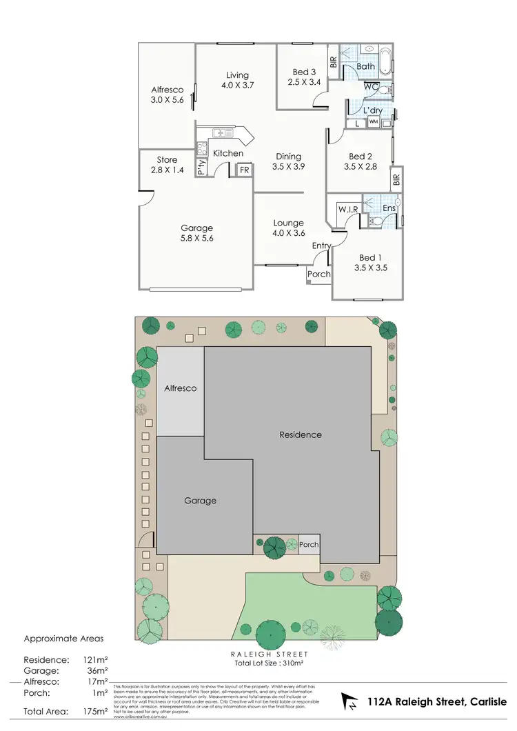 Floorplan of Homely house listing, 112A Raleigh Street, Carlisle WA 6101