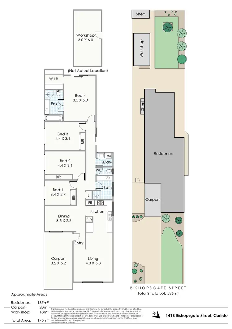Floorplan of Homely house listing, 141B Bishopsgate Street, Carlisle WA 6101