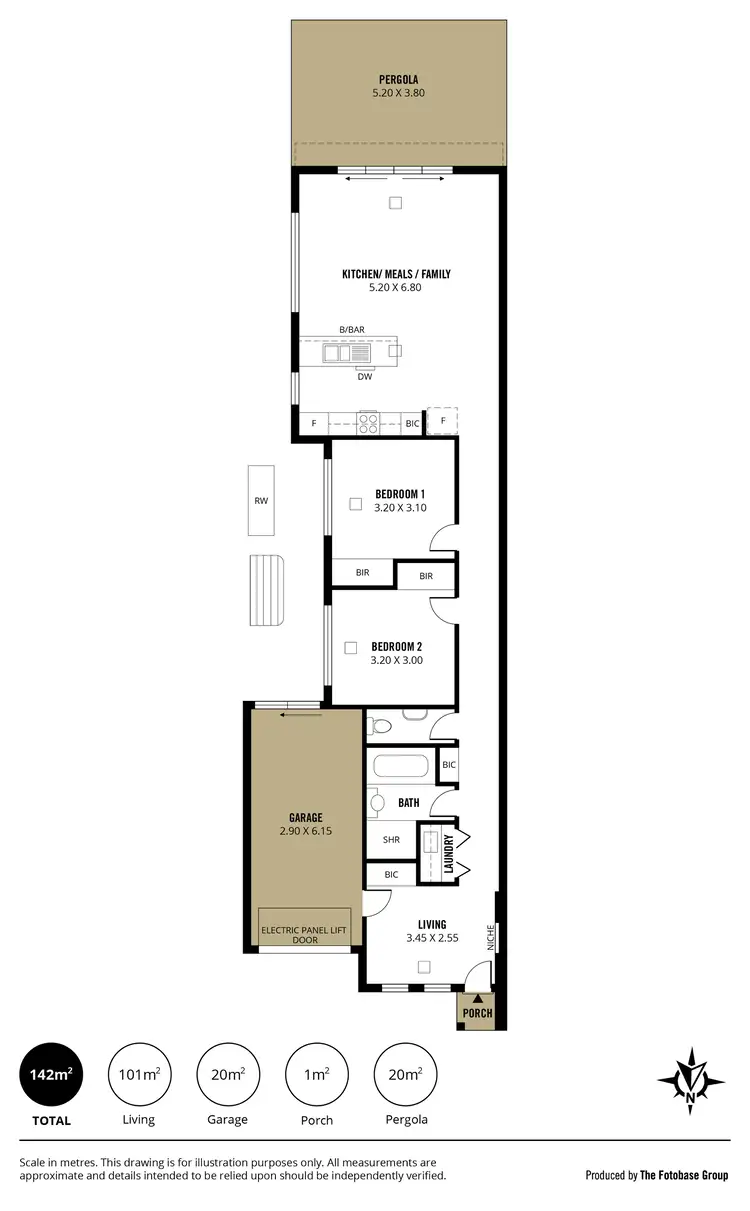 Floorplan of Homely house listing, 6A Greenock Drive, Sturt SA 5047