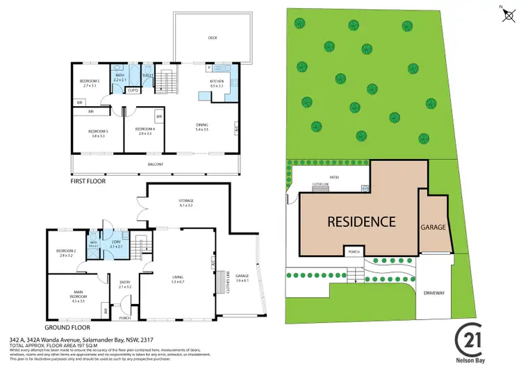 Floorplan of Homely house listing, 342a Wanda Avenue, Salamander Bay NSW 2317