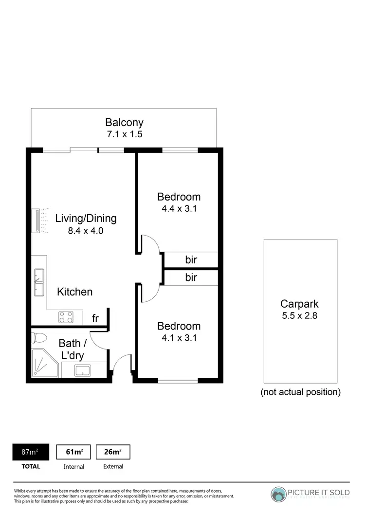 Floorplan of Homely apartment listing, 32/13-19 Hurtle Parade, Mawson Lakes SA 5095