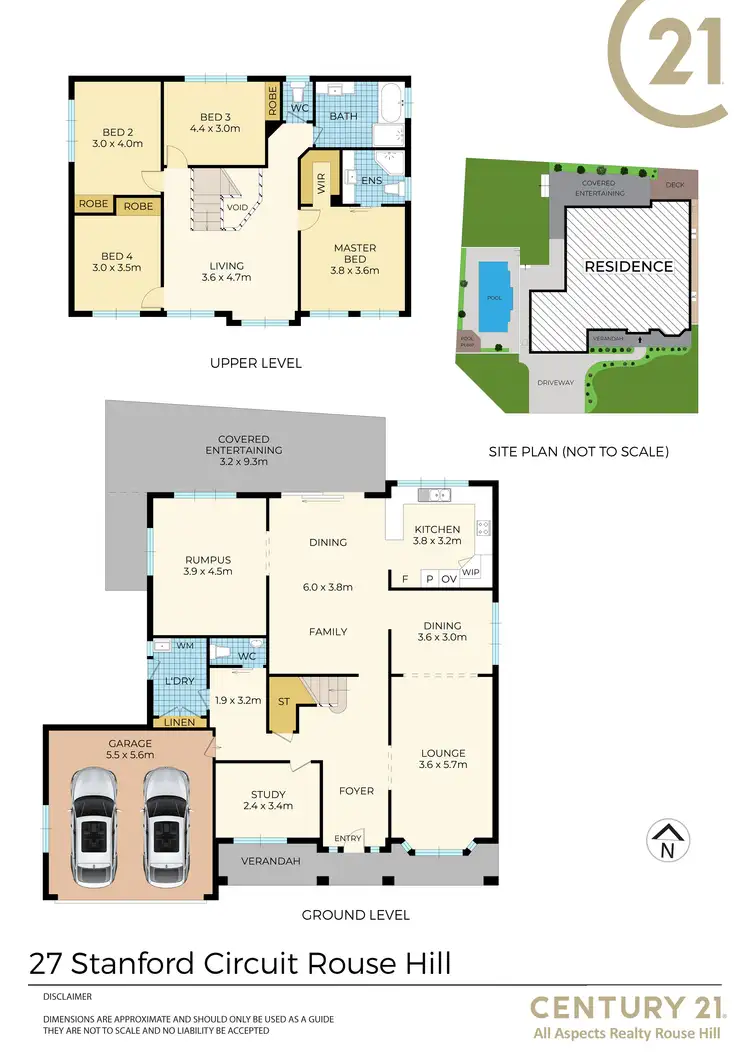 Floorplan of Homely house listing, 27 Stanford Circuit, Rouse Hill NSW 2155