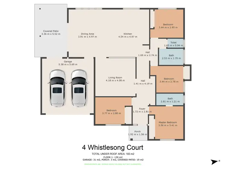 Floorplan of Homely house listing, 4 Whistlesong Court, Gympie QLD 4570