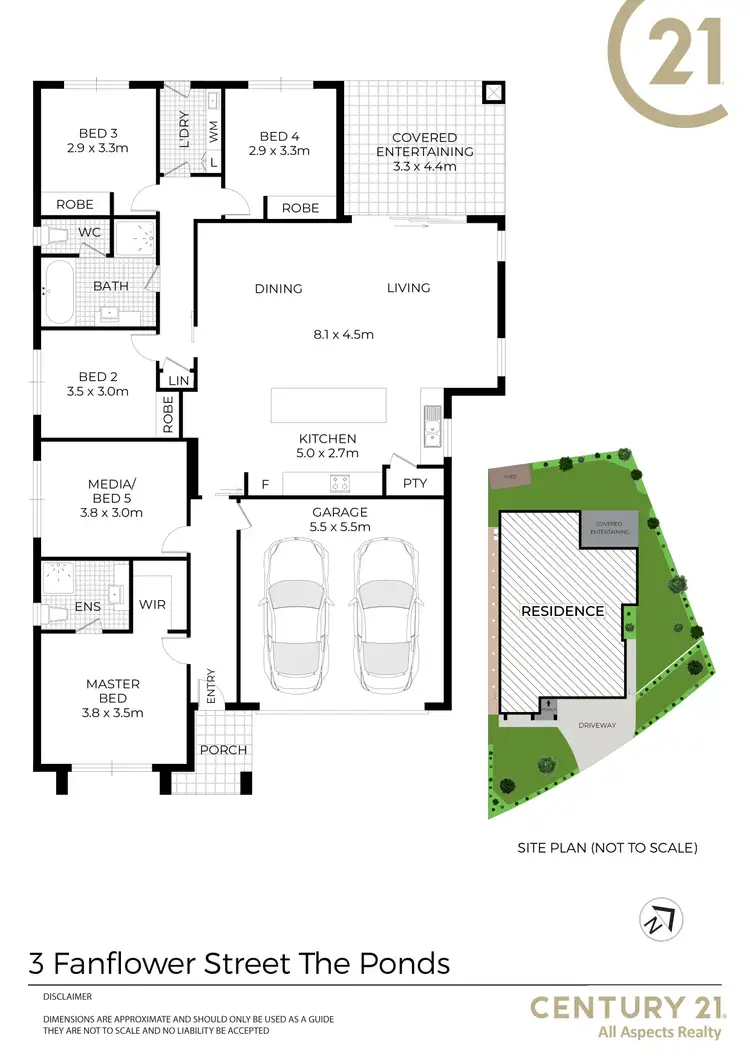 Floorplan of Homely house listing, 3 Fanflower Street, The Ponds NSW 2769