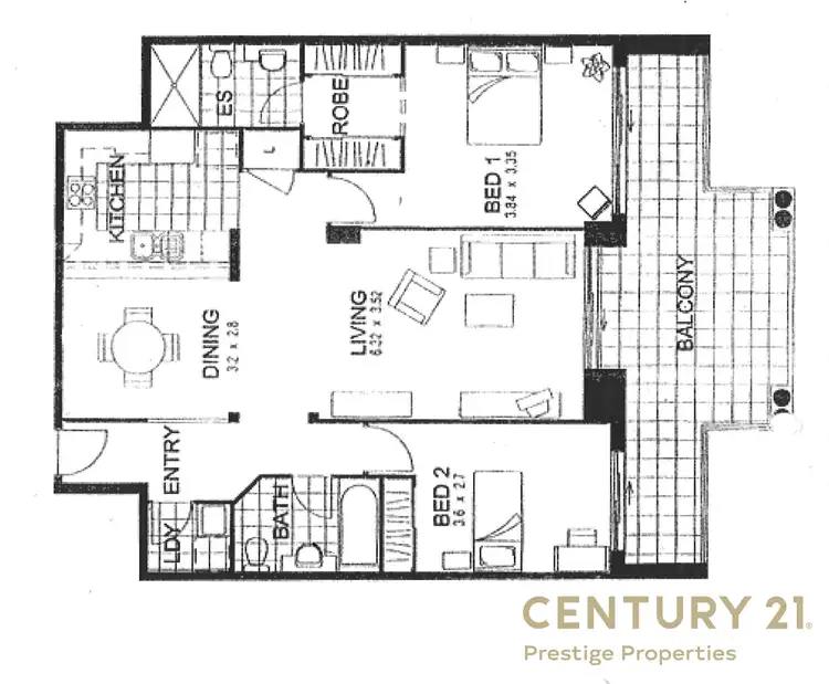Floorplan of Homely apartment listing, 201/26 Warayama Place, Rozelle NSW 2039
