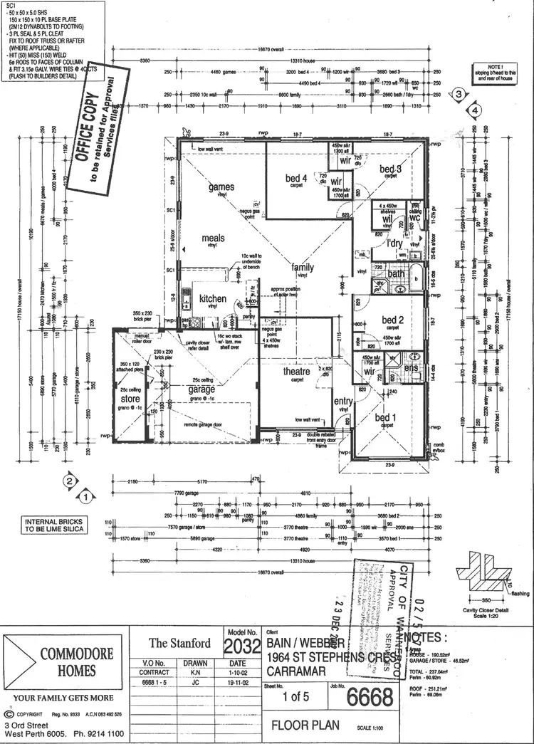 Floorplan of Homely house listing, 112 St Stephens Crescent, Tapping WA 6065