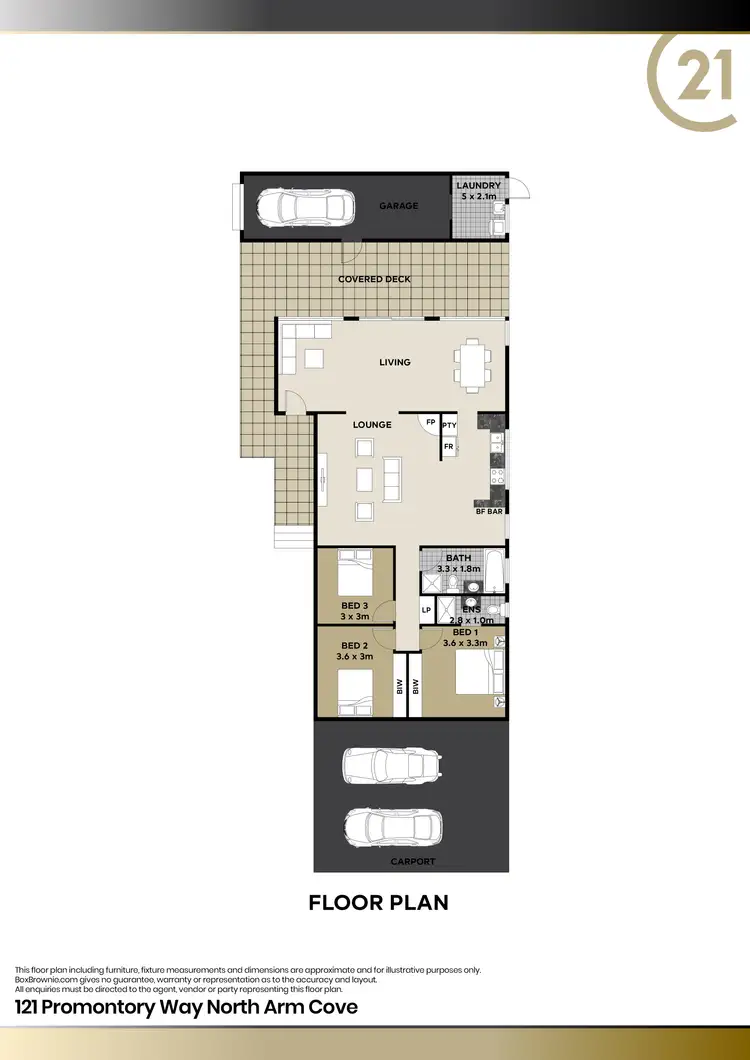 Floorplan of Homely house listing, 121 Promontory Way, North Arm Cove NSW 2324