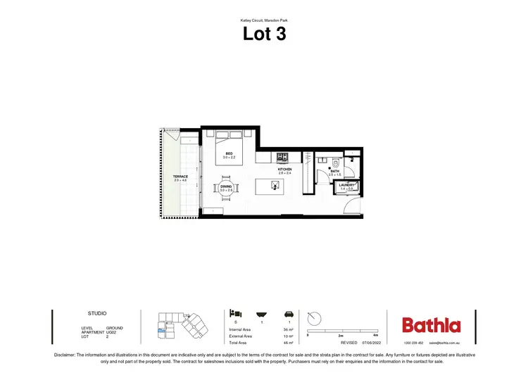 Floorplan of Homely studio listing, Studio - G02 1132 Richmond Road, Marsden Park NSW 2765