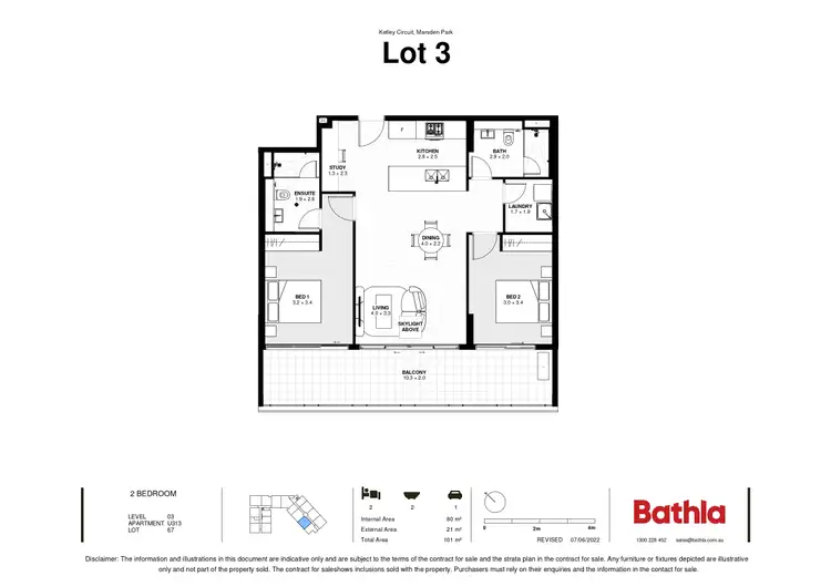 Floorplan of Homely apartment listing, Unit- 313 1132 Richmond Road, Marsden Park NSW 2765