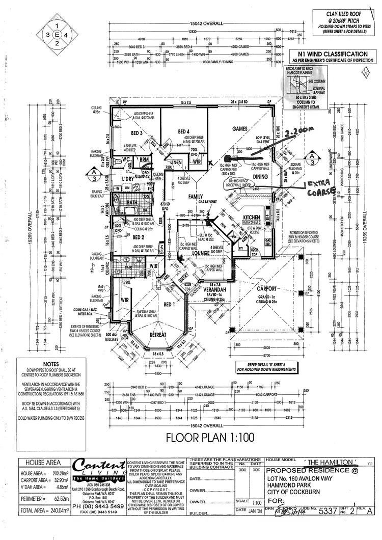 Floorplan of Homely house listing, 4 Avalon Way, Hammond Park WA 6164