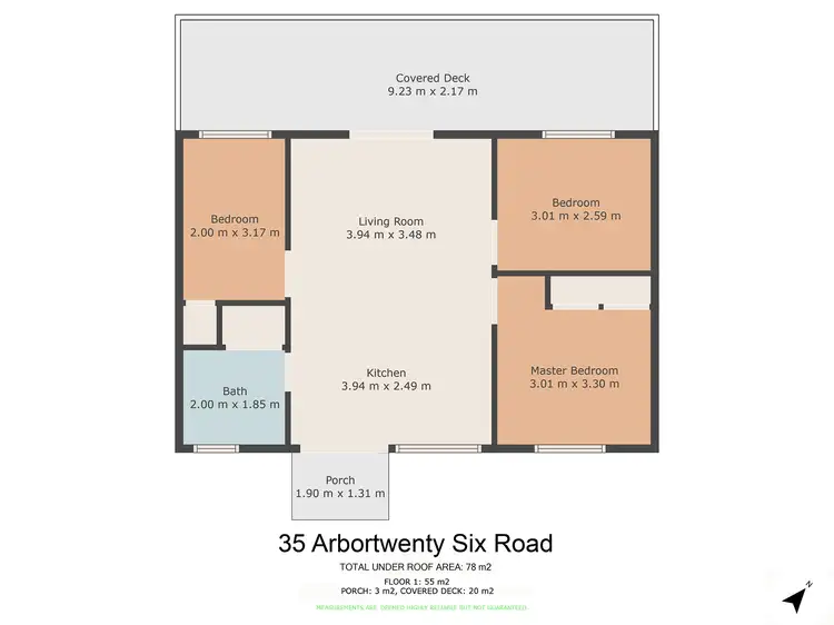 Floorplan of Homely rural property listing, 35 Arbortwenty Six Road, Glenwood QLD 4570