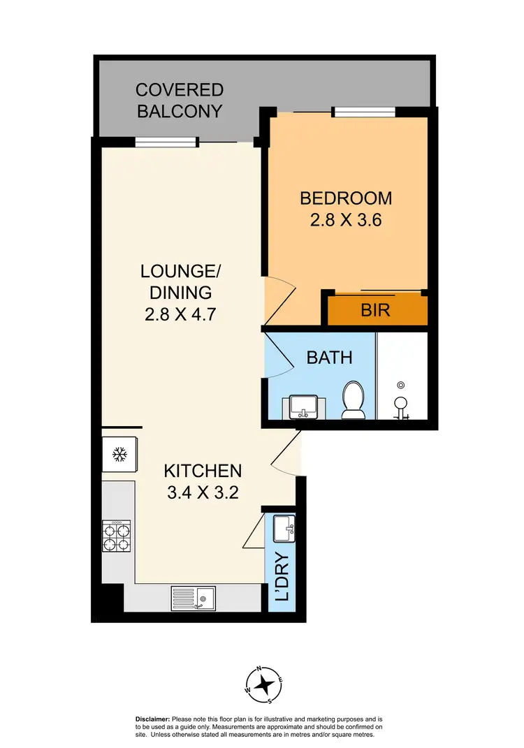 Floorplan of Homely apartment listing, 238/80 Cheltenham Road, Dandenong VIC 3175