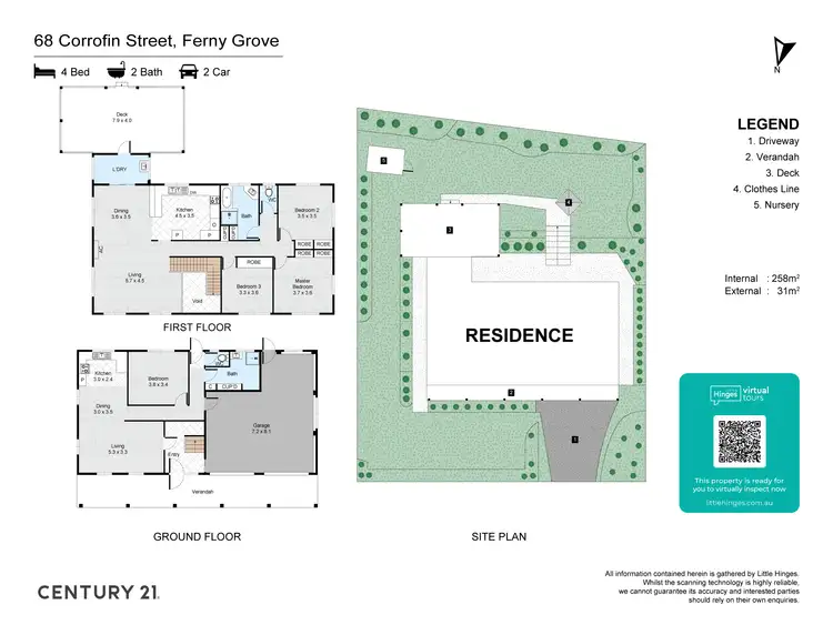Floorplan of Homely house listing, 68 Corrofin Street, Ferny Grove QLD 4055