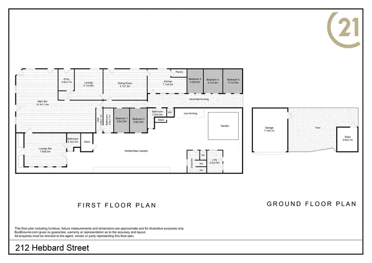 Floorplan of Homely other listing, 212 Hebbard Street, Broken Hill NSW 2880