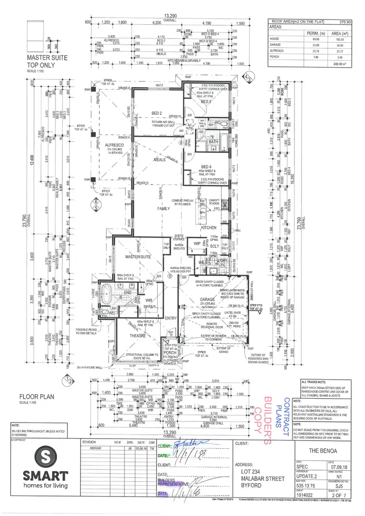 Floorplan of Homely house listing, 1 Malabar Street, Byford WA 6122