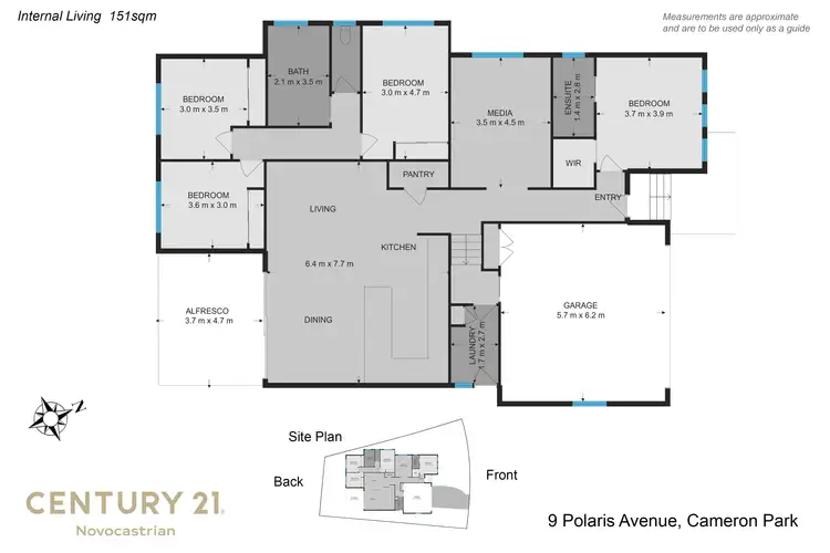 Floorplan of Homely house listing, 9 Polaris Avenue, Cameron Park NSW 2285