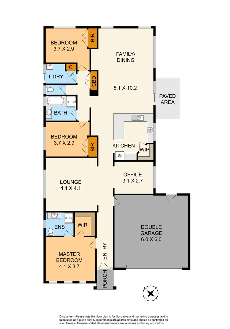 Floorplan of Homely house listing, 38 Island Circuit, Lyndhurst VIC 3975