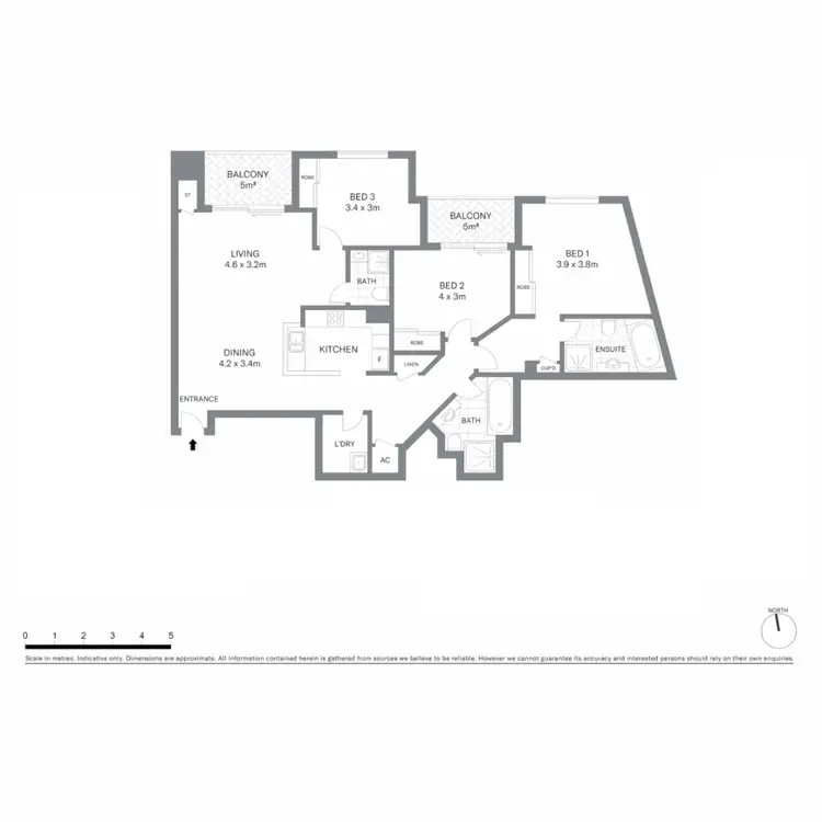 Floorplan of Homely apartment listing, Level 21/ 298 Sussex Street, Sydney NSW 2000
